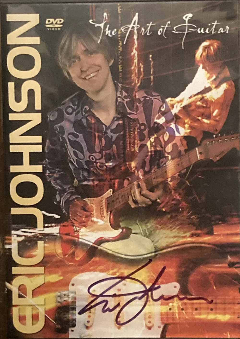 エリックジョンソン　ギター教則DVD 2枚セット Signed Eric Johnson 